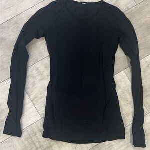 Women's Lululemon Black Long Sleeve Top